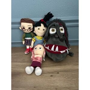 Despicable Me Plush Toys Set Gru Minions Agnes Edith Kyle